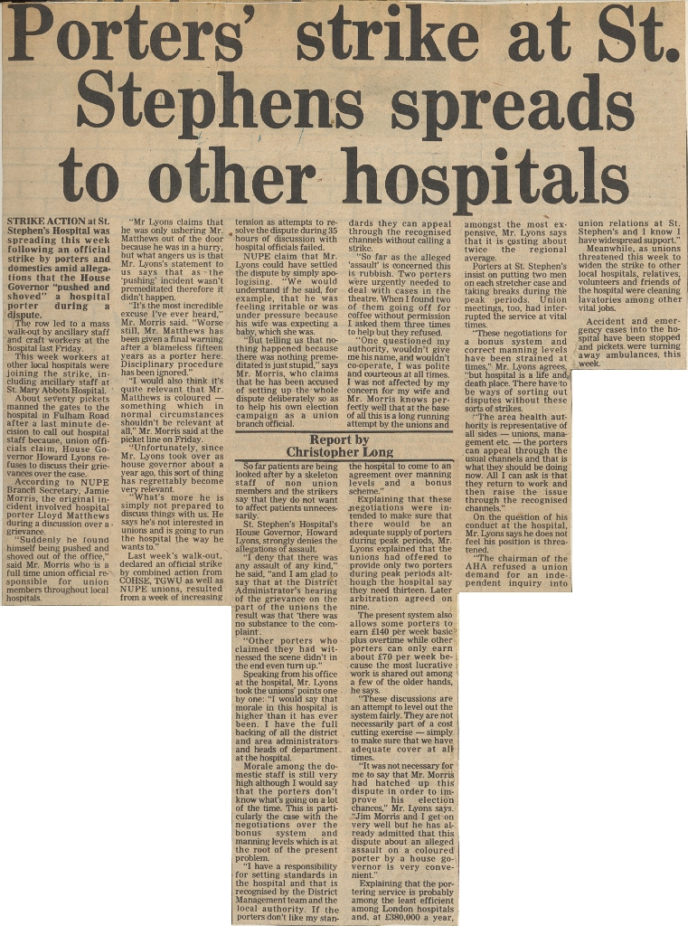 19810918 ST STEPHENS HOSPITAL PORTERS STRIKE CN.jpg